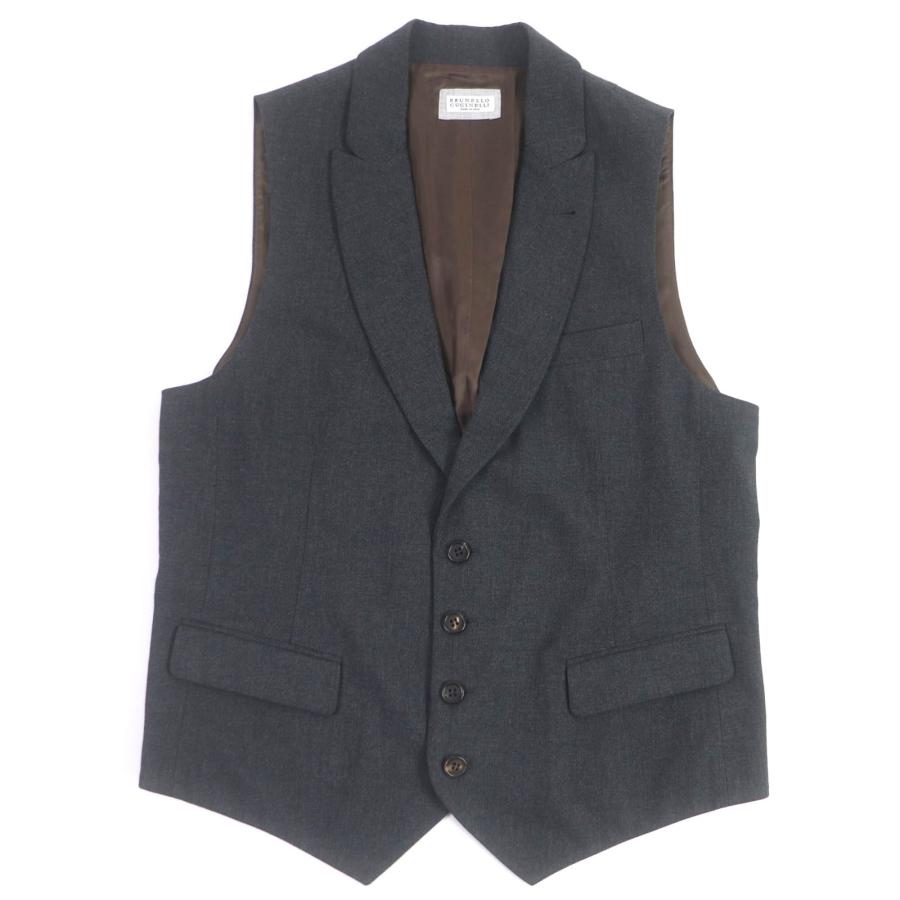 極美品□Brunello Cucinelli ブルネロクチネリ コットン100％ 無地 