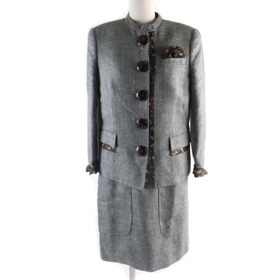 アルマーニ ジャケット サイズ44 XL シルク混 イタリア製 ノーカラー