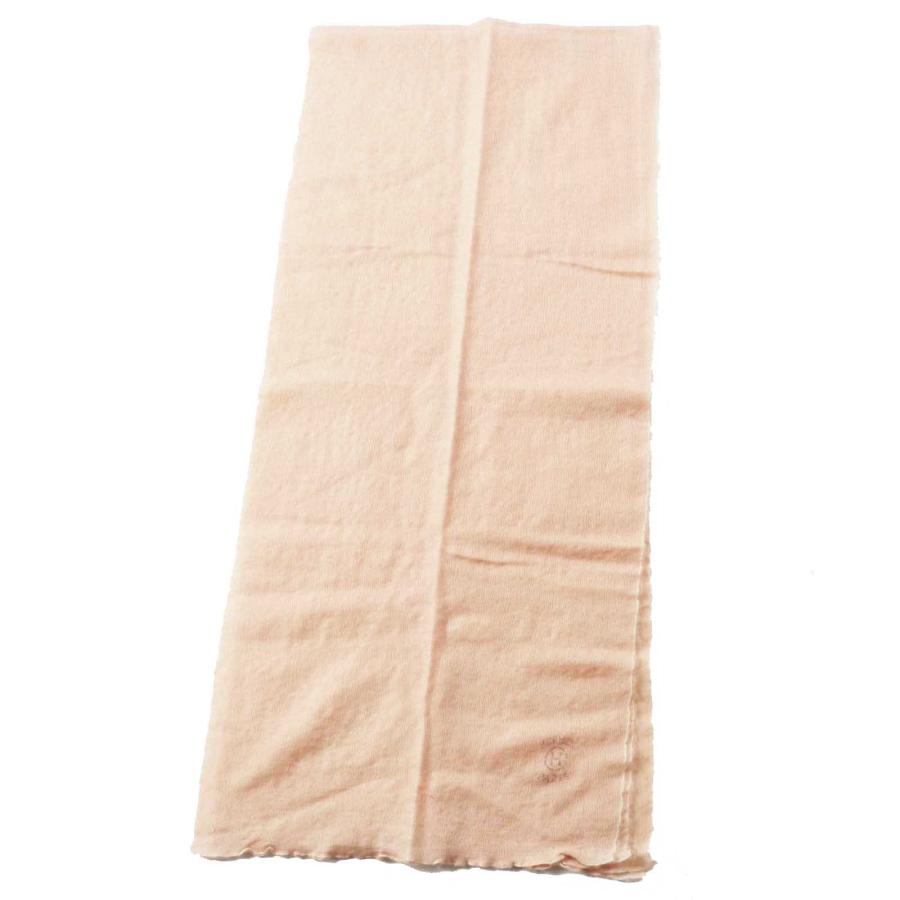 HERMES 美品◎HERMES エルメス カシミヤ シルク ロゴ入り ストール 