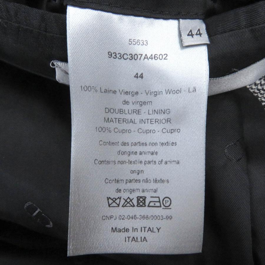 【最終価格】美品　Baby Dior ハウンドトゥース柄 コート 24 24AW【DIOR】Trench coat Miss Dior Graffiti コットン トレンチ (Dior