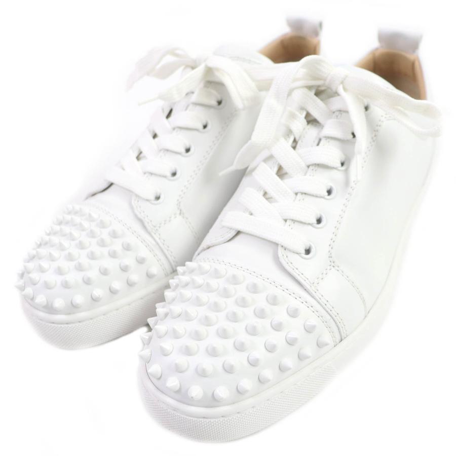 極美品□クリスチャンルブタン 1130573 Louis Junior Spikes スパイク 