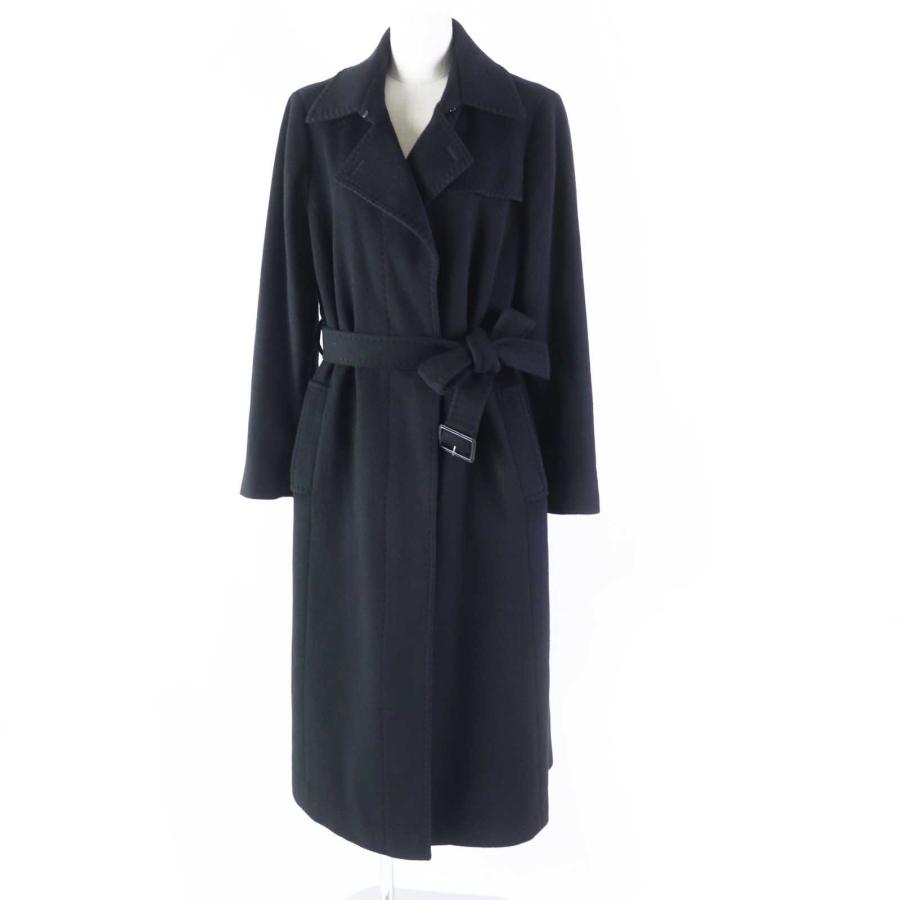 試着のみ使用　BURBERRY LONDON ロングコート　定価約30万円 Burberry バーバリーロンドンブラックロングコート超美品