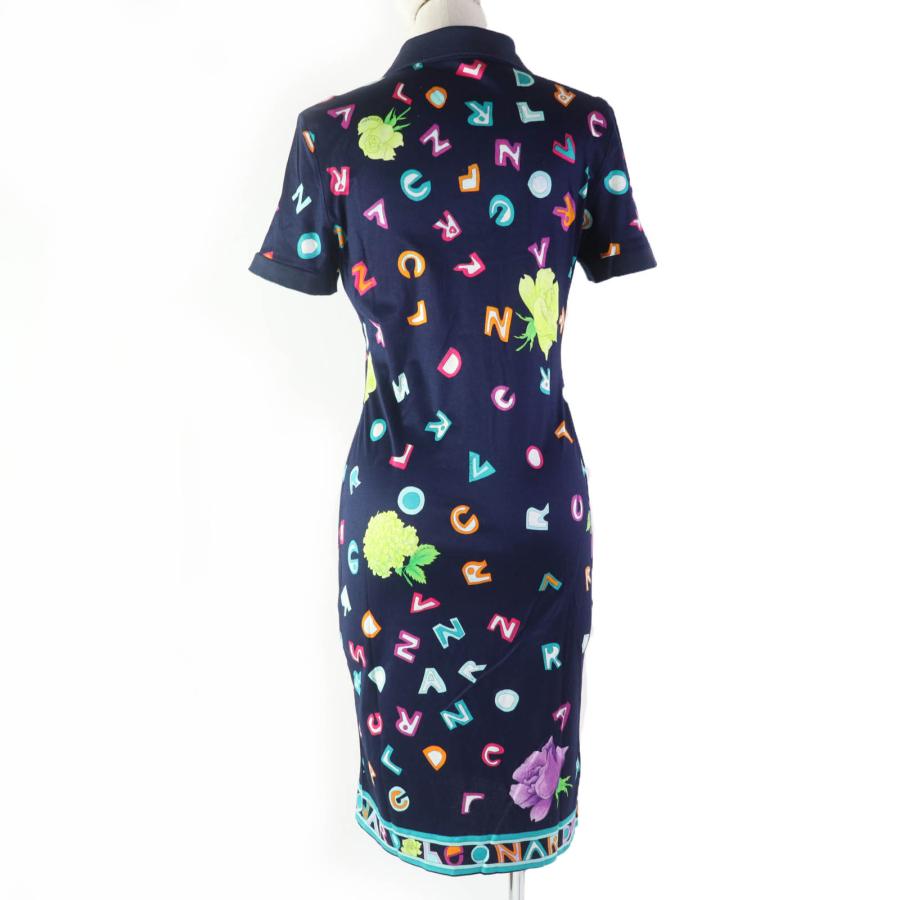 美品☆LEONARD FASHION レオナール ファッション 0330120 コットン100 