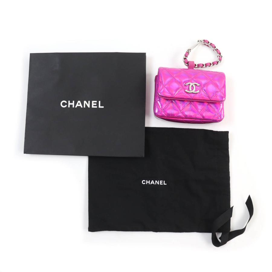 シャネル CHANEL ポーチ マトラッセ ココマーク エナメル 化粧 小物入れ CHANEL（シャネル） 極美品☆シャネル イヤーズギフト 2023 ココマーク