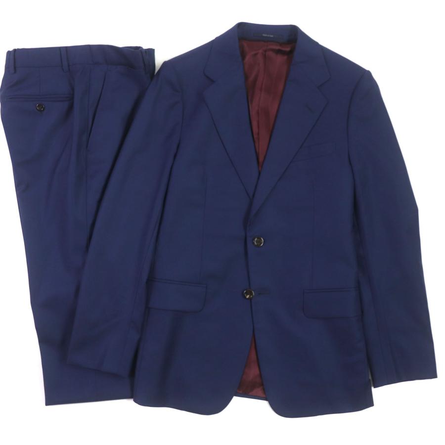 美品▽GUCCI グッチ 604081 ストレートフィット ウール ロゴ入りボタン  