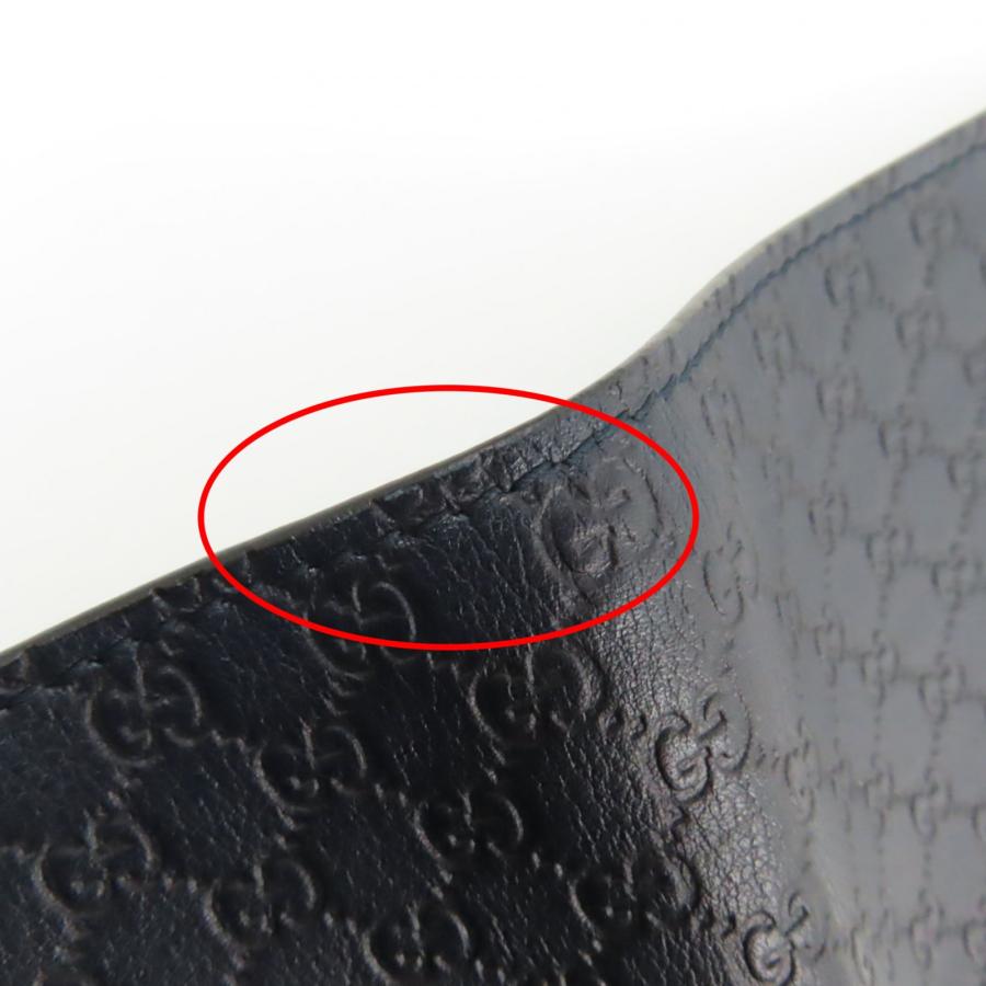GUCCI 極美品○GUCCI グッチ 146223 マイクロ シマ レザーコンパクト 
