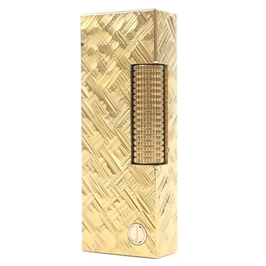 dunhill 良品□Dunhill ダンヒル 総柄 スクエア型 ローラー式 喫煙具  