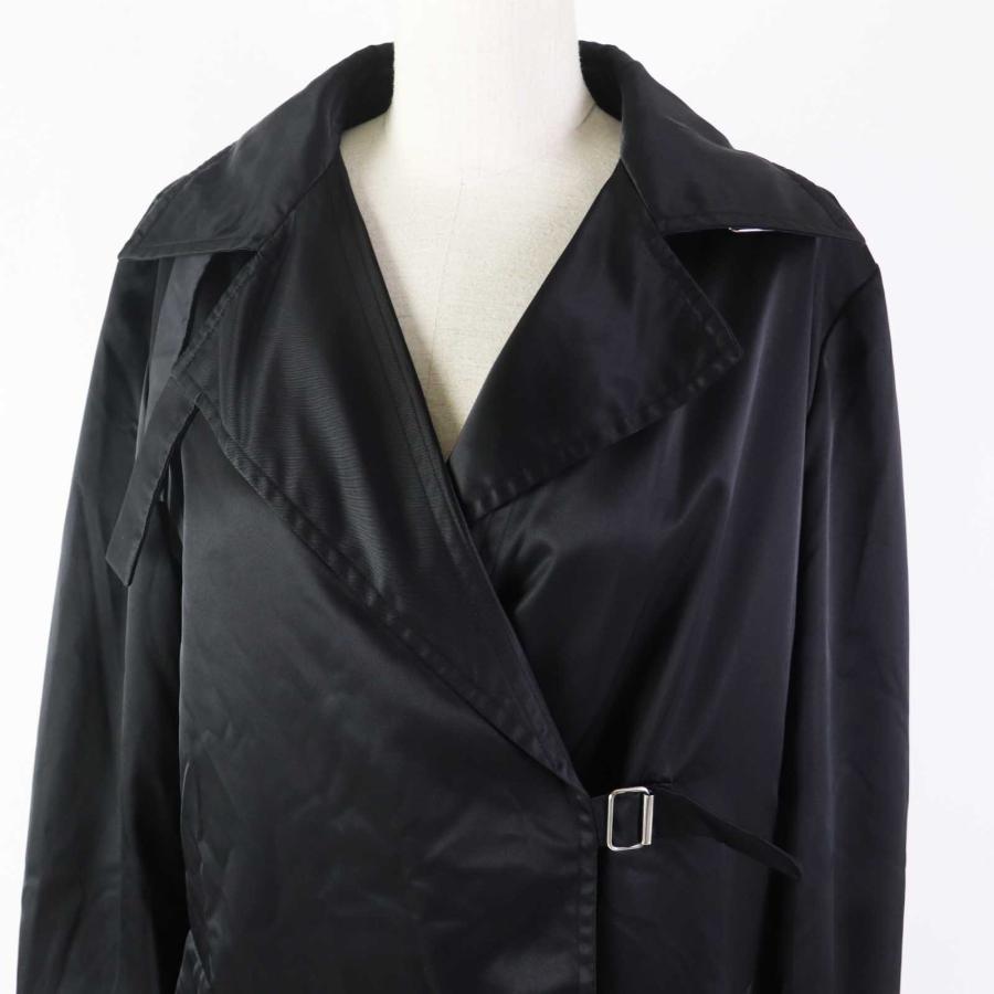 極美品◎JIL SANDER ジルサンダー フロントバックル付き ロングコート 