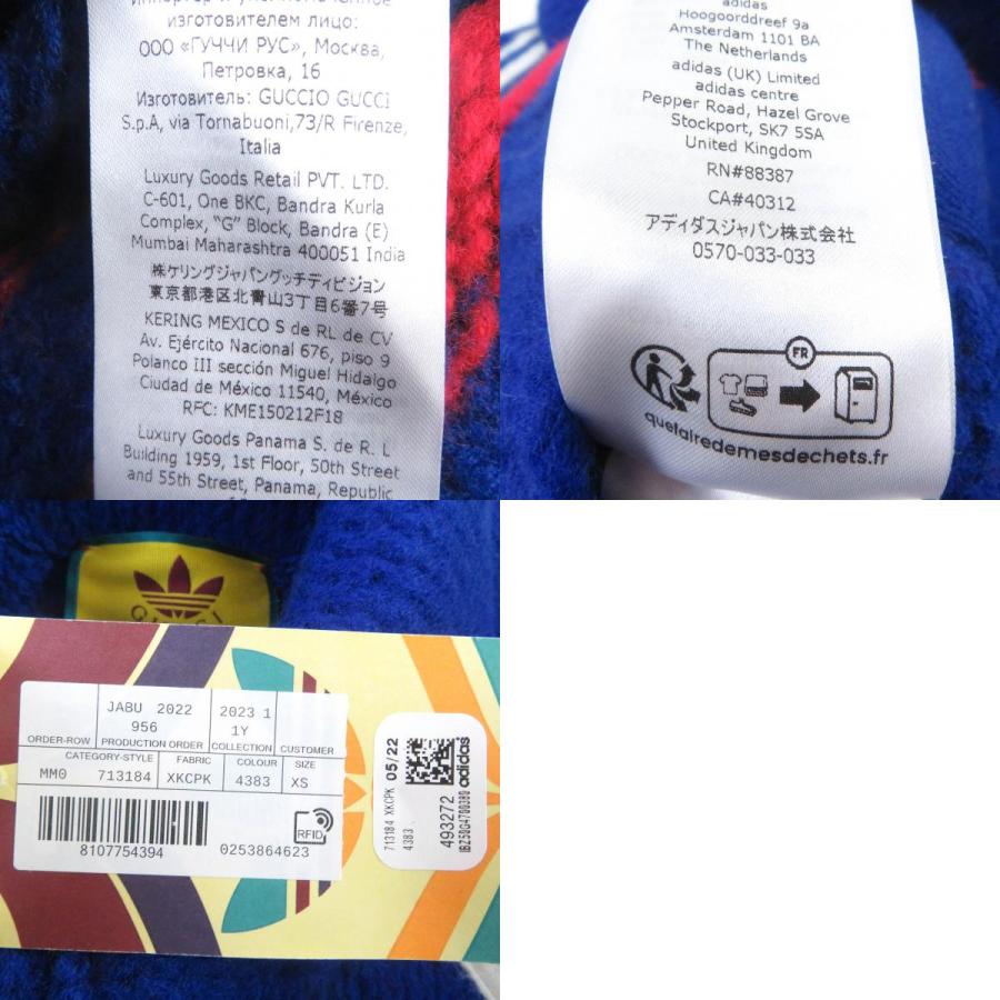 未使用品□GUCCI グッチ adidas コラボ 23SS 713184 モヘア混 未使用品□GUCCI グッチ adidas コラボ 23SS 713184 モヘア混