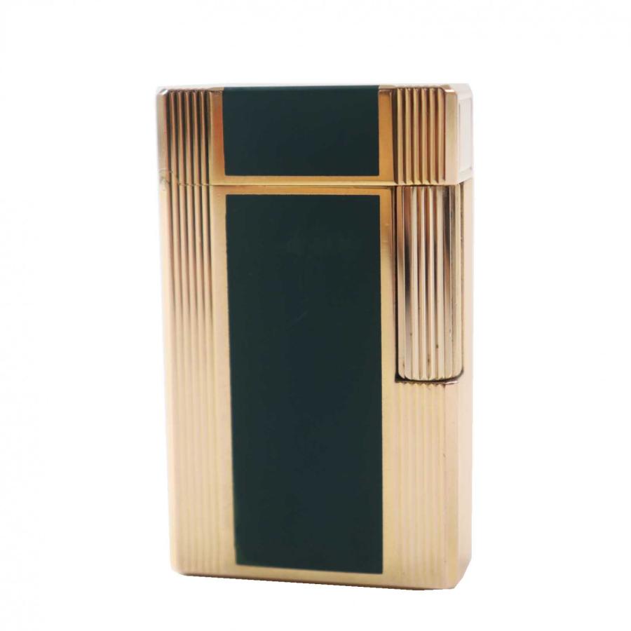 外装良品◎Dupont デュポン ライン1 ロング ローラー式 喫煙具 ガス 