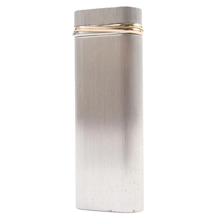 Cartier 良品○Cartier カルティエ トリニティ ヘアライン オーバル  