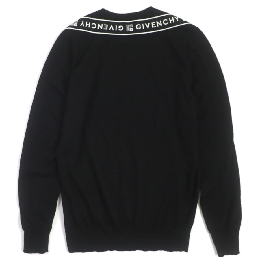 美品▽GIVENCHY ジバンシィ BM909V404 Large Band Crewneck Wool 