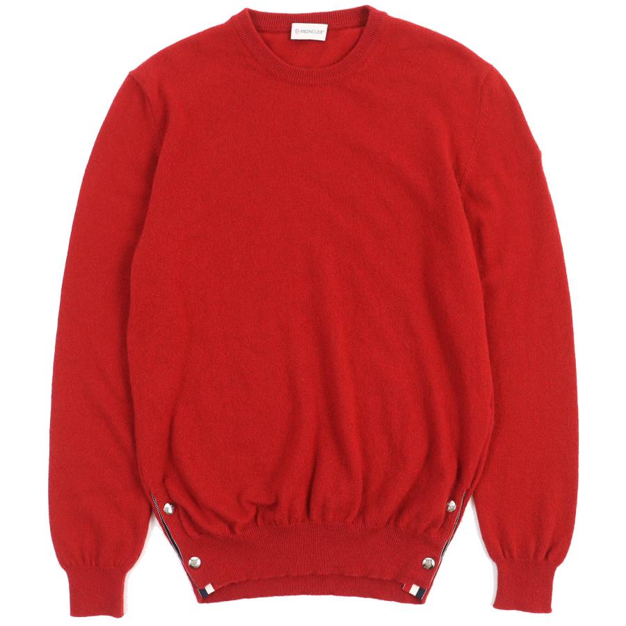 極美品△MONCLER モンクレール MAGLIONE TRICOT GIROCOLLO カシミヤ100 