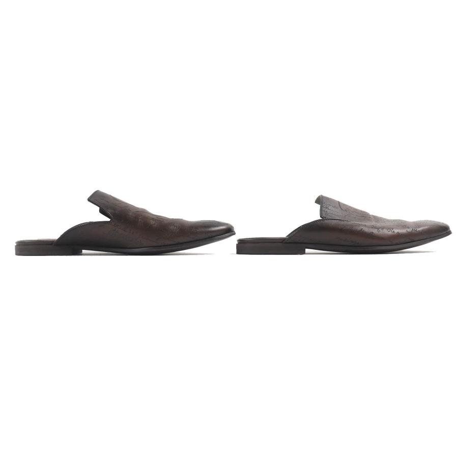 Berluti ベルルッティ サイラス オマーン スリッポン カリグラフィ 美品△Berluti ベルルッティ サイラス オマーン カリグラフィ レザー
