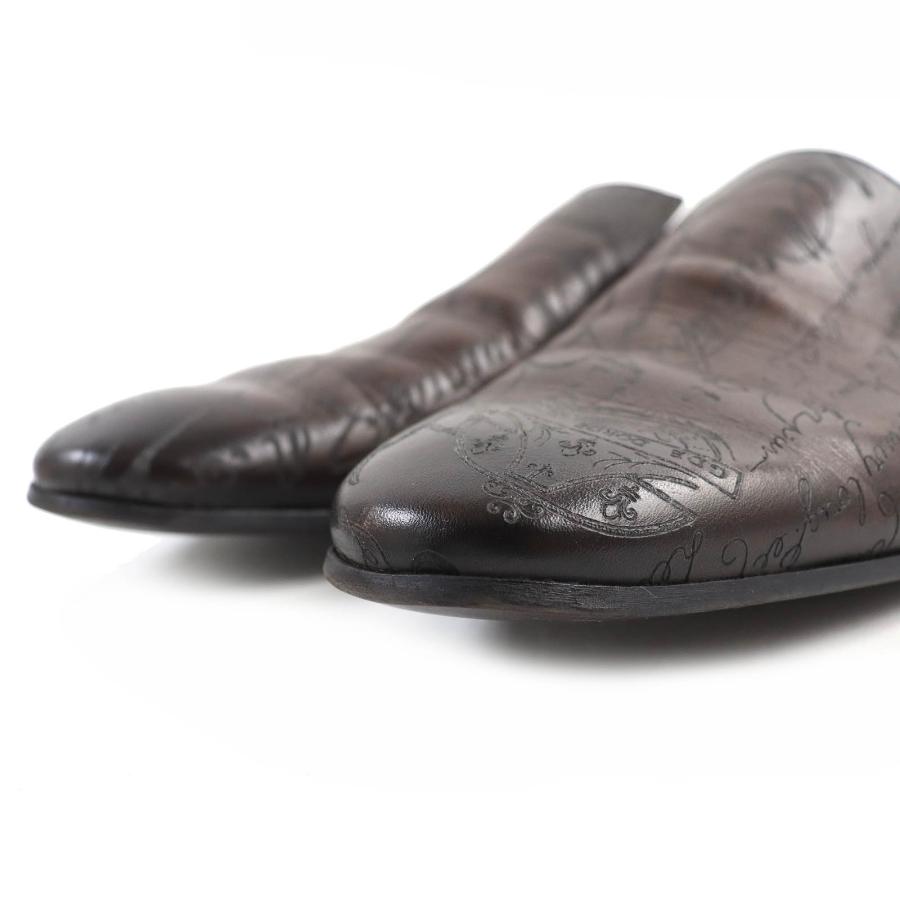 美品△Berluti ベルルッティ サイラス オマーン カリグラフィ レザー