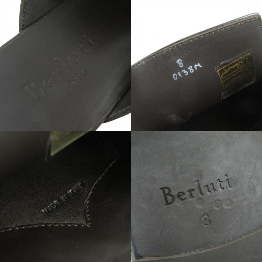 美品△Berluti ベルルッティ サイラス オマーン カリグラフィ レザー