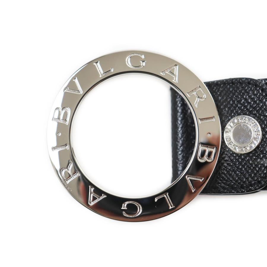 極美品○BVLGARI ブルガリ ブルガリブルガリマン ラウンドロゴバックル 