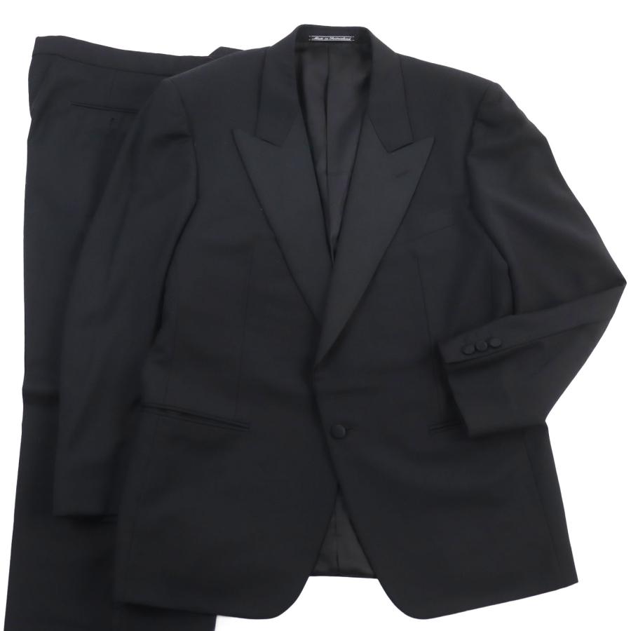 美品○Ermenegildo Zegna エルメネジルド ゼニア SUPER100s ピークド 