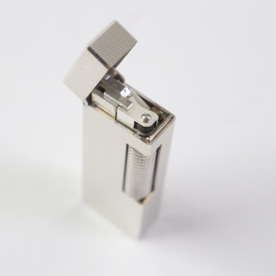 dunhill ダンヒルスクエア ローラーガスライター シルバー×ブラック