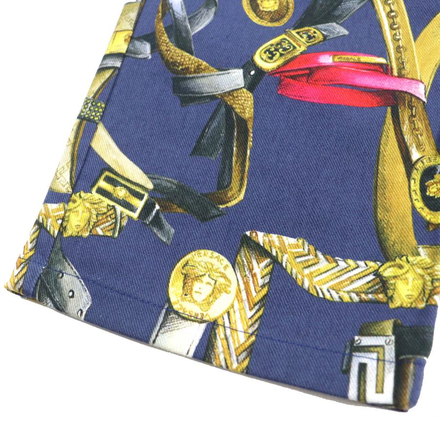 極美品△VERSACE ヴェルサーチ A69903 コットン バロック柄 極美品△VERSACE ヴェルサーチ A69903 コットン バロック柄