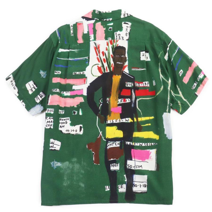 極美品○WACKO MARIA ワコマリア JEAN-MICHEL BASQUIAT 21SS S/S 
