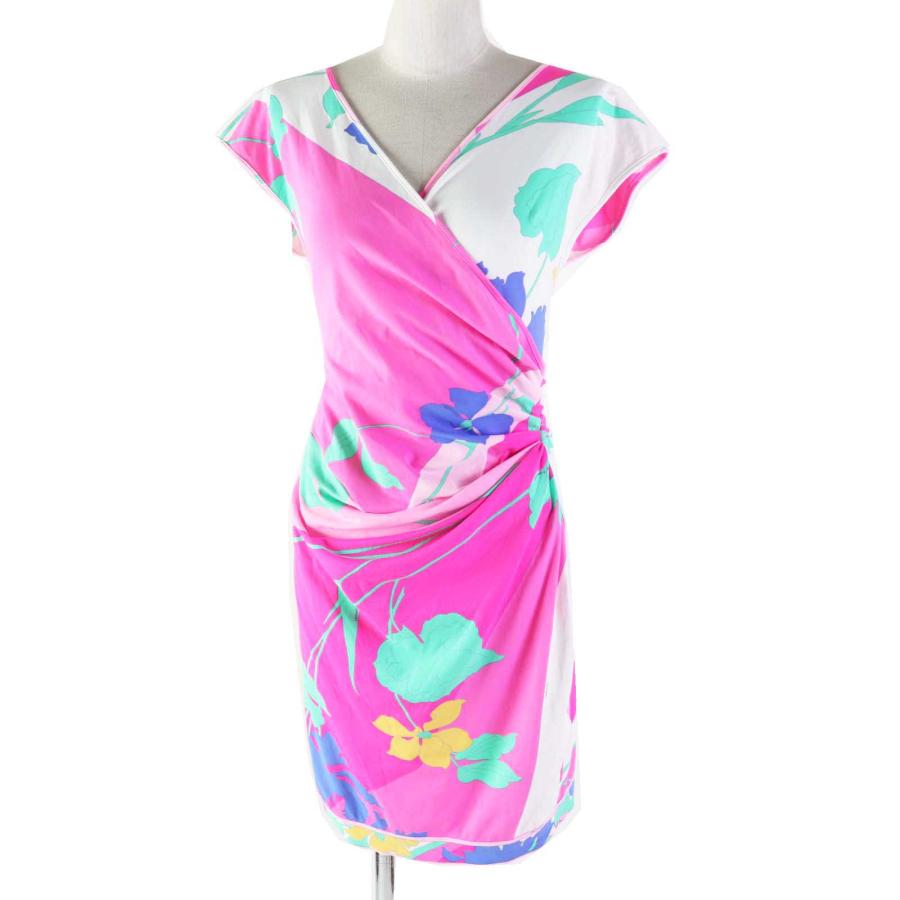 極美品◎LEONARD FUCHSIA レオナール フューシャ 0470922 花柄  