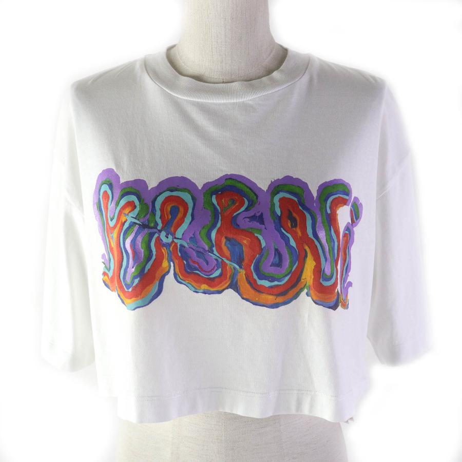MARNI 美品△マルニ フラミニアヴェロ 23SS コットン100% ロゴプリント 