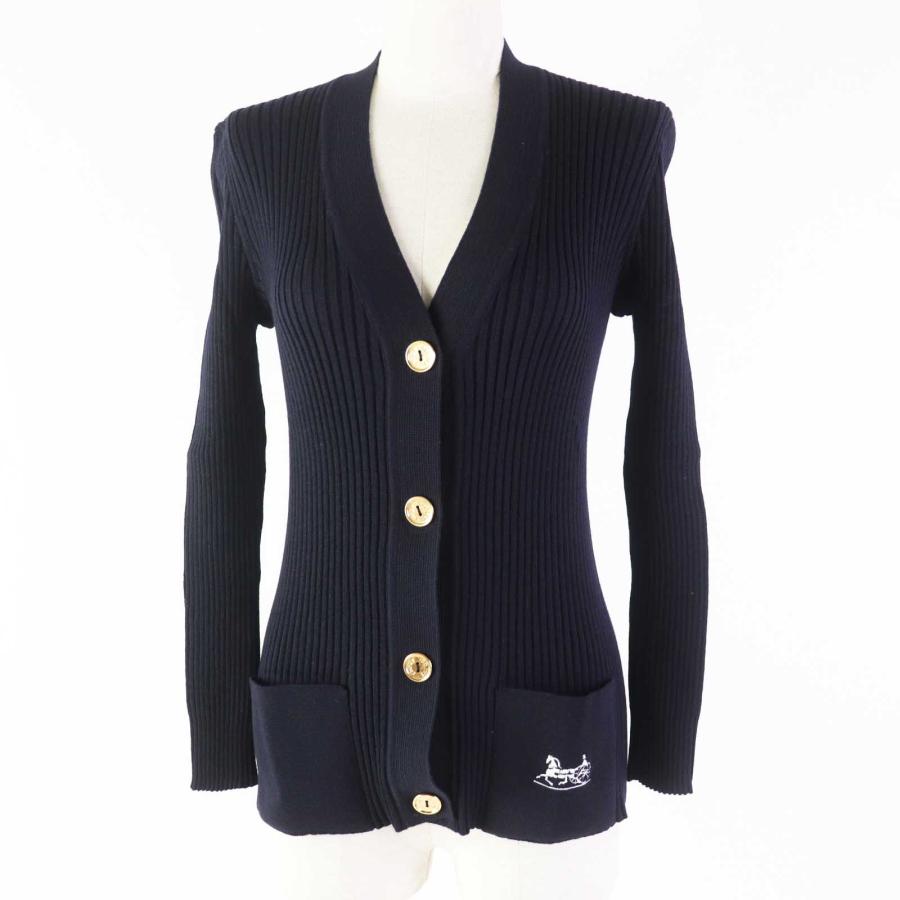 未使用品◎CELINE セリーヌ ウール レア オールドセリーヌ ロゴ金  