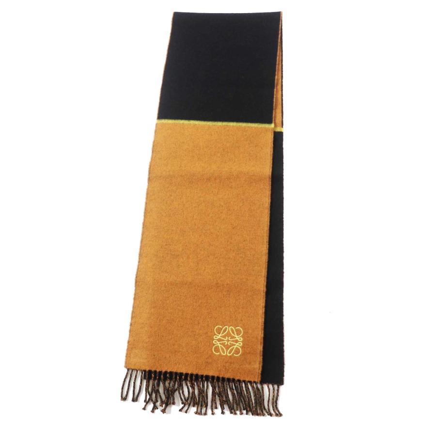 美品◎LOEWE ロエベ F810487X01 ウール カシミヤ アナグラム刺繍  