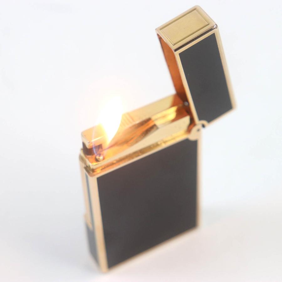 良品□Dupont デュポン ライン2 スクエア型 ローラー式 喫煙具 ガス