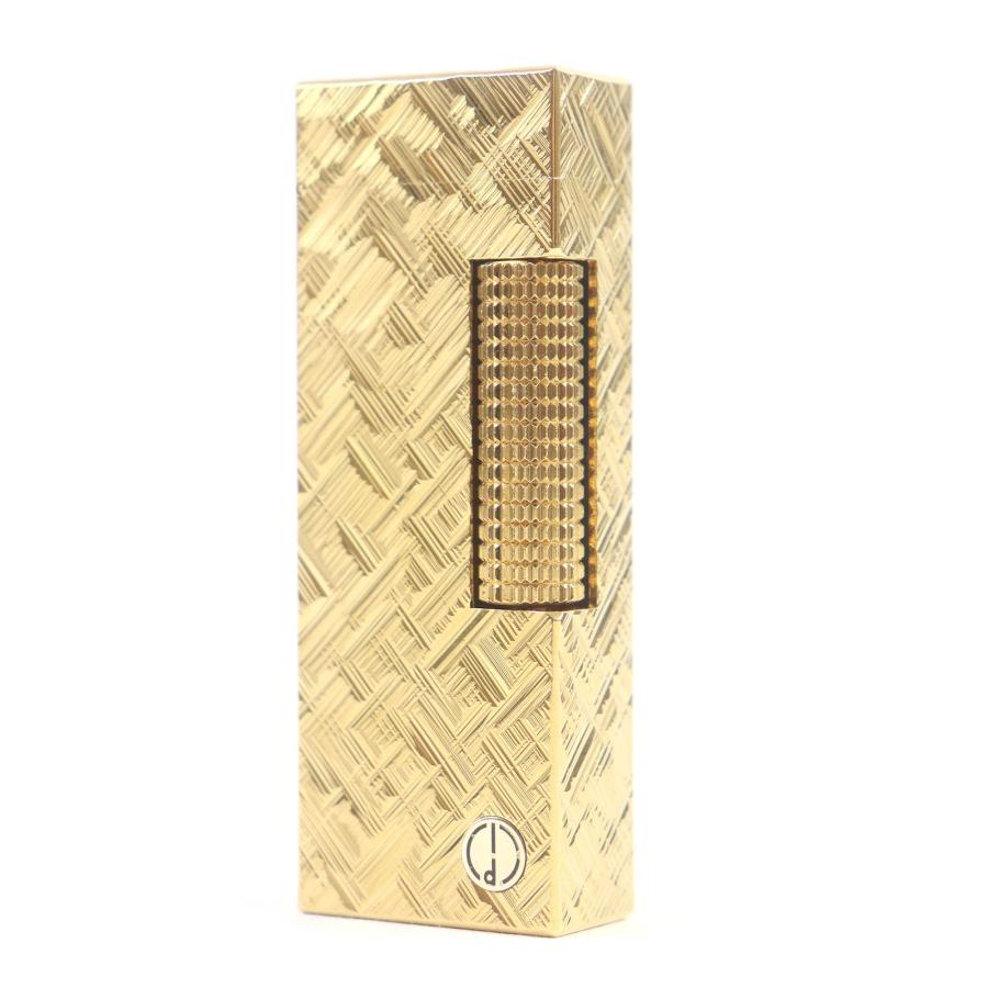 美品□Dunhill ダンヒル クロスカット スクエア型 ローラー式 喫煙具 