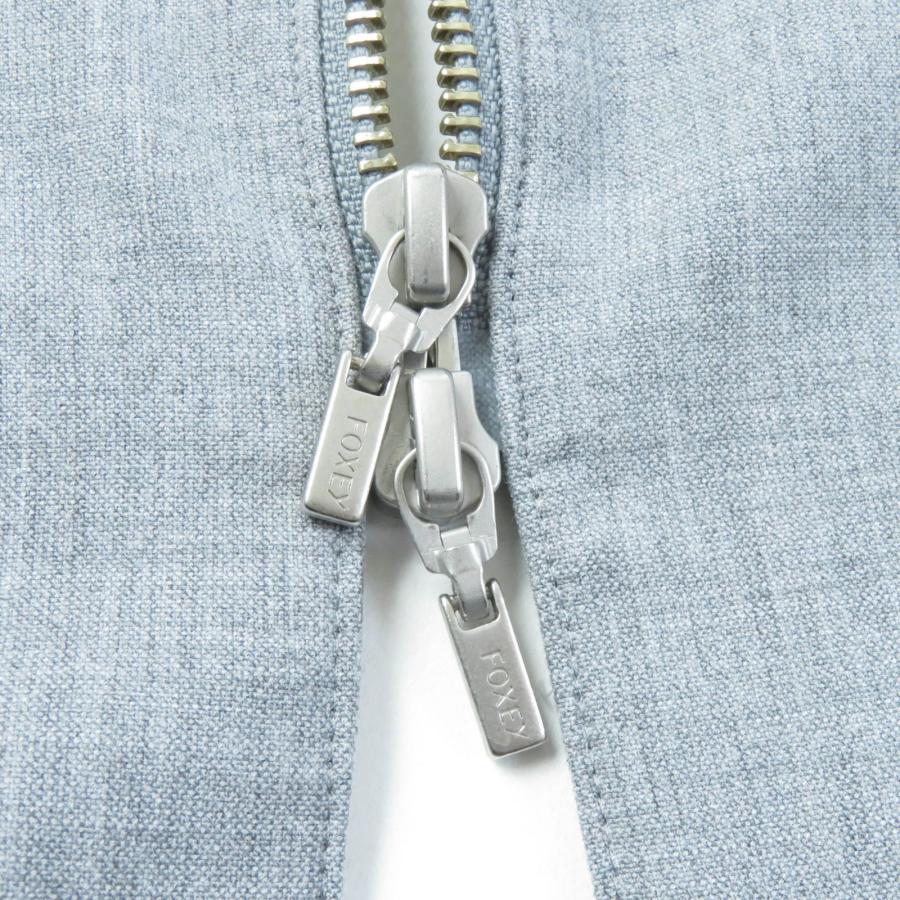 美品☆フォクシー ニューヨーク コレクション 39236 フロントダブルZIP 
