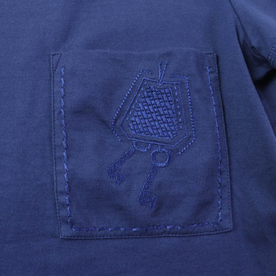 HERMES 美品☆HERMES エルメス 21SS コットン100％ クロシェット刺繍 