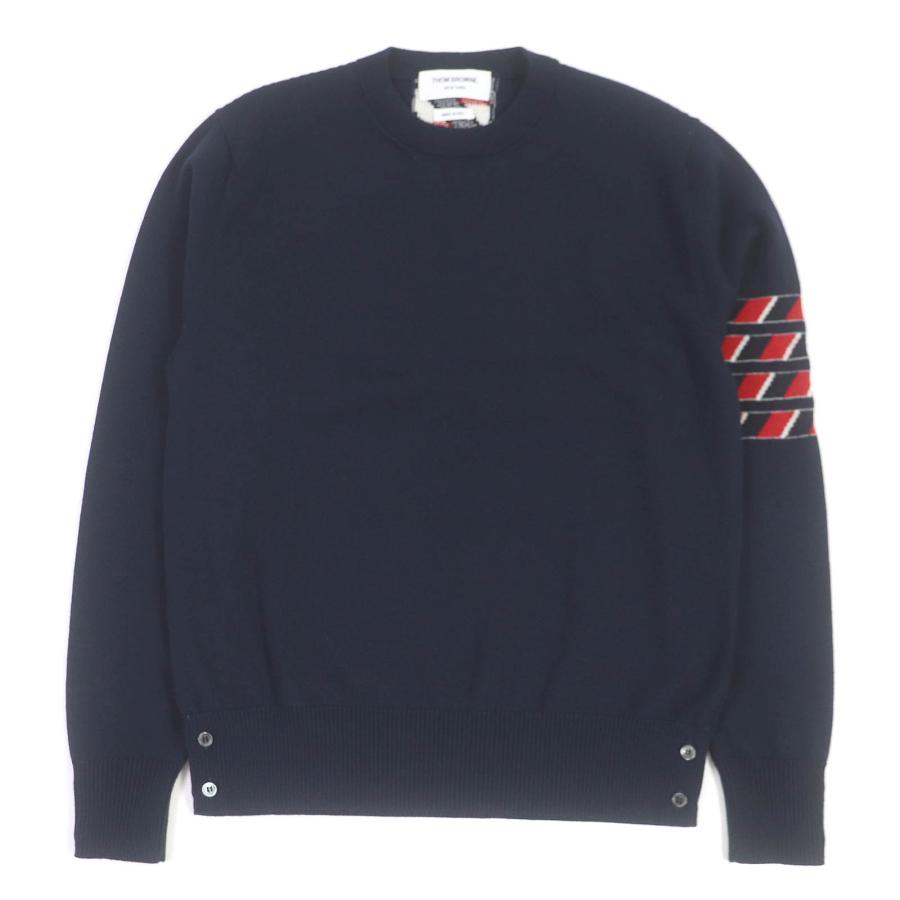 極美品□THOM BROWNE トムブラウン MKA430B ロブスター 4BAR 