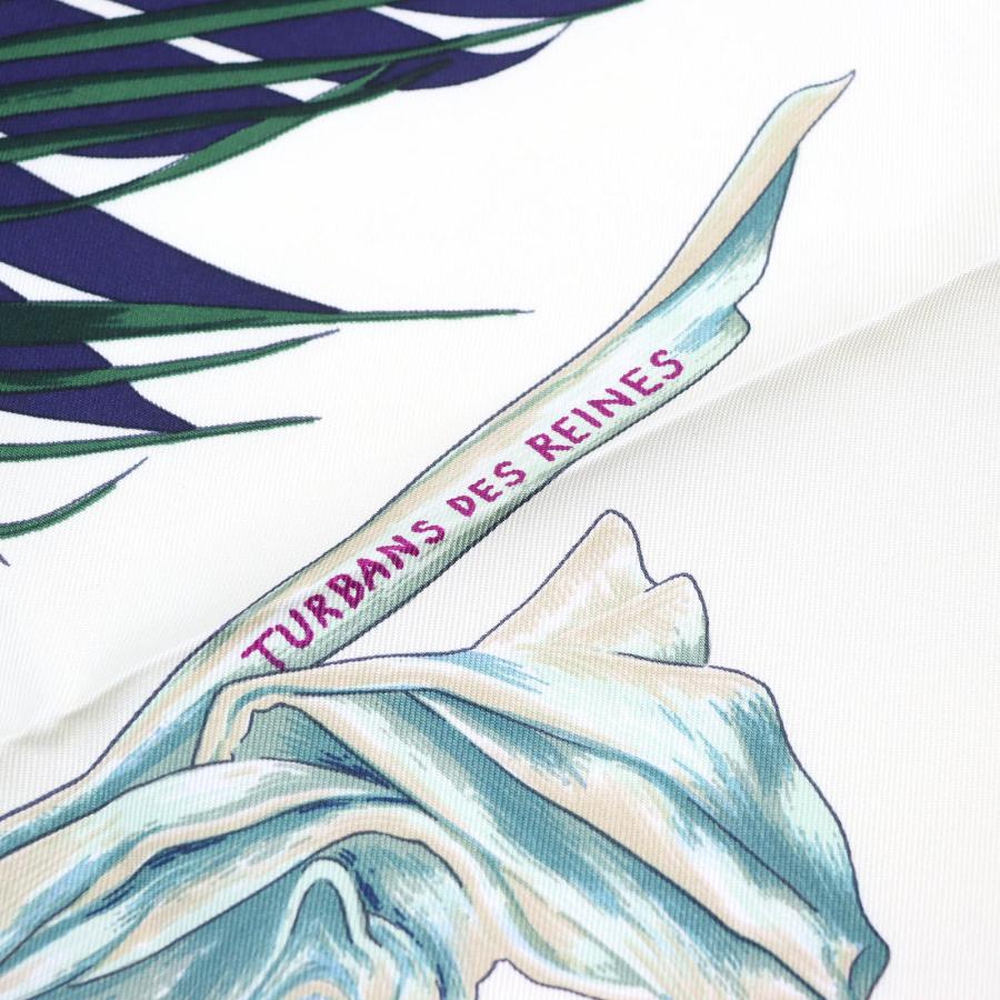 未使用品△HERMES エルメス カレ90 TURBANS DES REINES 王女のターバン 