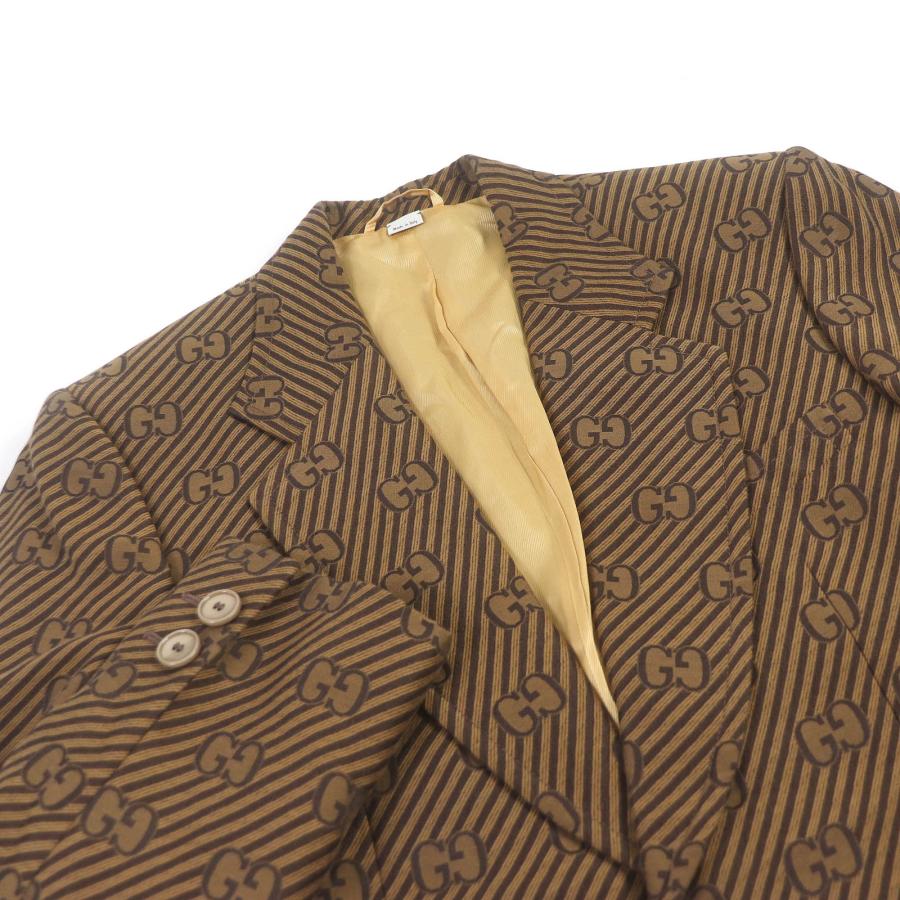 GUCCI 極美品□GUCCI グッチ 20AW 618666 シルク混 GGジャガード GUCCI 極美品□GUCCI グッチ 20AW 618666 シルク混 GGジャガード