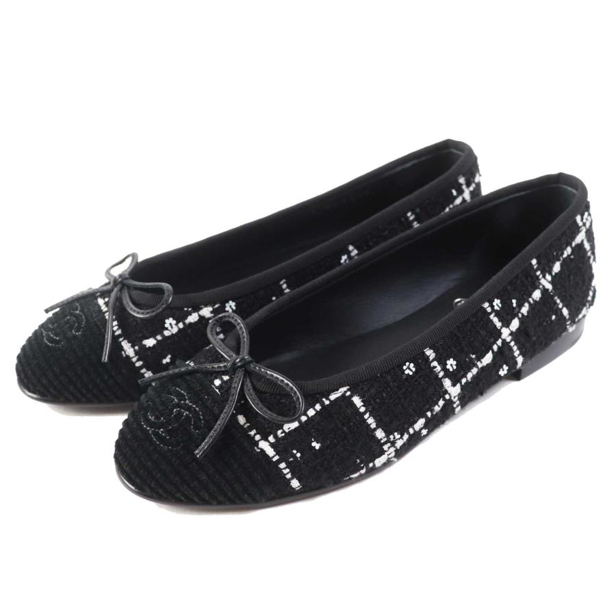 CHANEL シャネル パンプス A G02819 36 バイカラー ココマーク