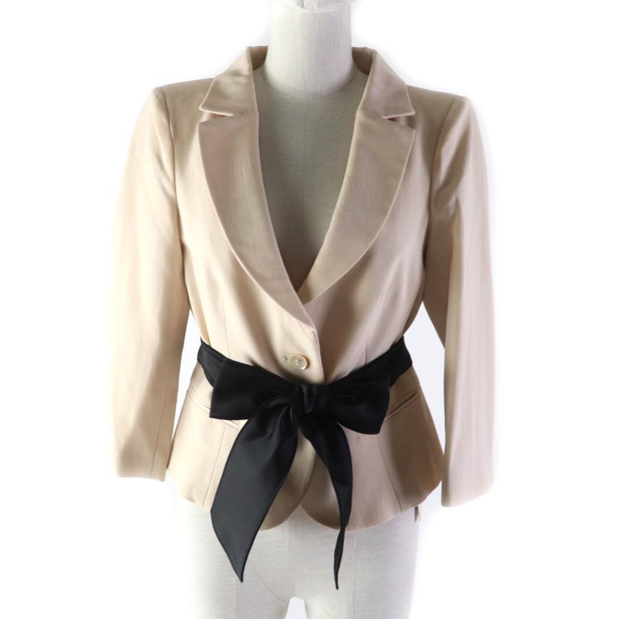 極美品☆RED VALENTINO レッドヴァレンティノ リボン付き ウール  