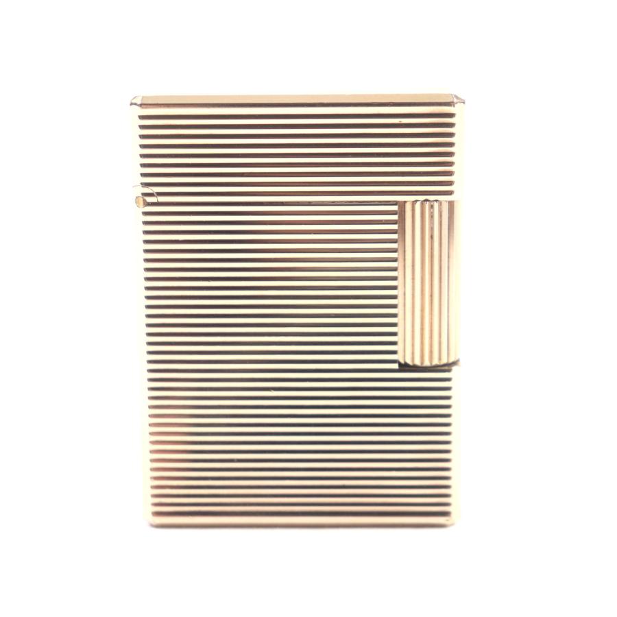 良品▽Dupont デュポン ライン1 ショート スクエア ボーダー柄 