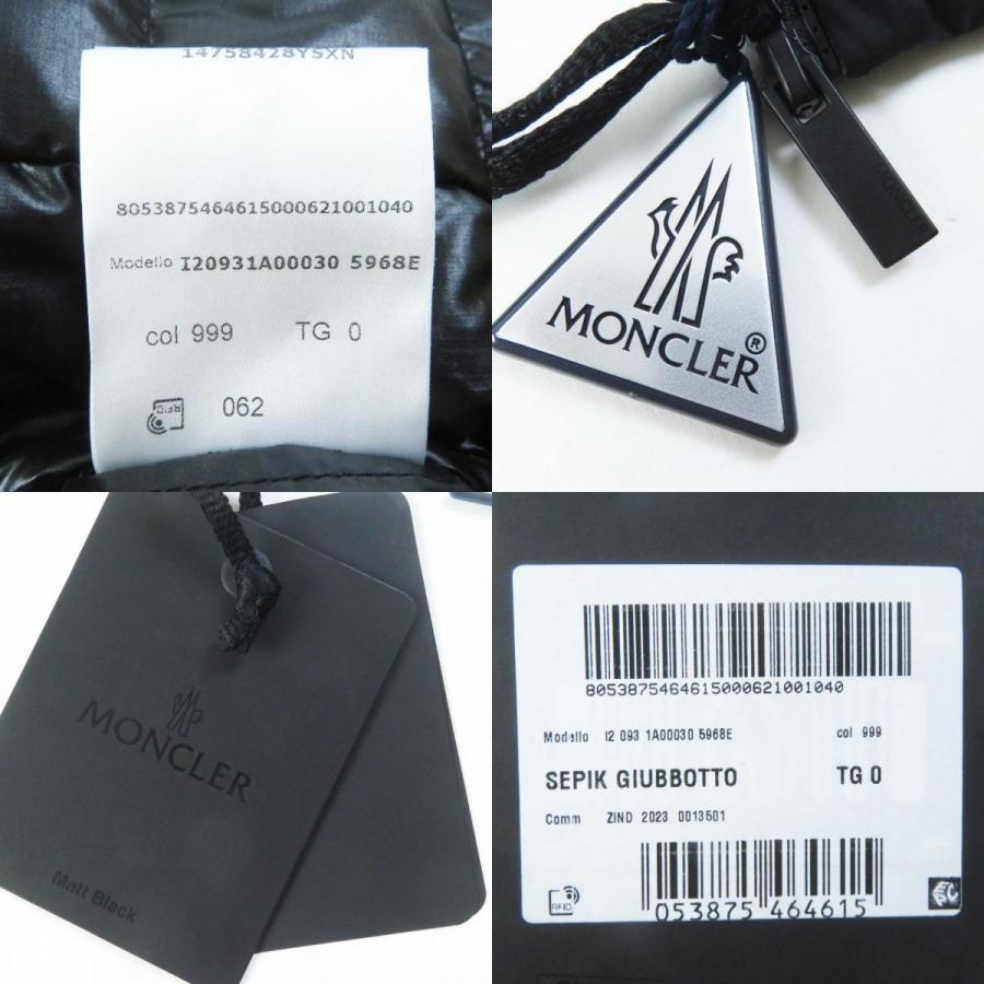 MONCLER 未使用品◎MONCLER モンクレール 23年製 黒タグ SEPIK MONCLER 未使用品◎MONCLER モンクレール 23年製 黒タグ SEPIK