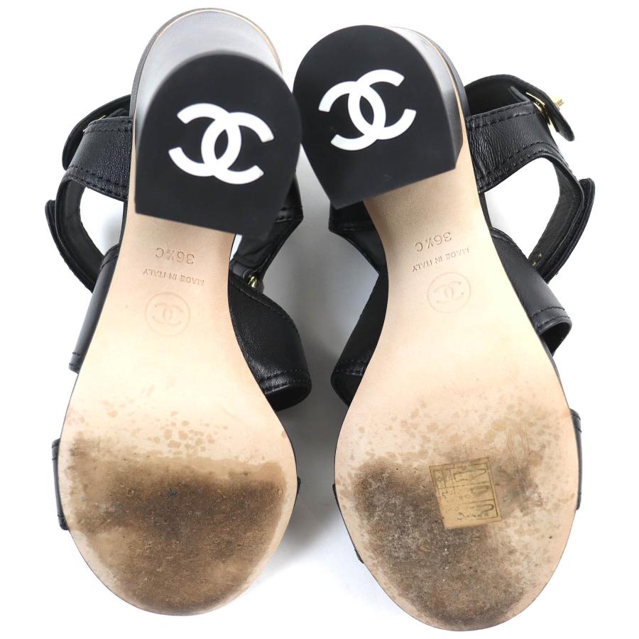 CHANEL 極美品△CHANEL シャネル G37387 ベロクロ ココマーク CHANEL 極美品△CHANEL シャネル G37387 ベロクロ ココマーク