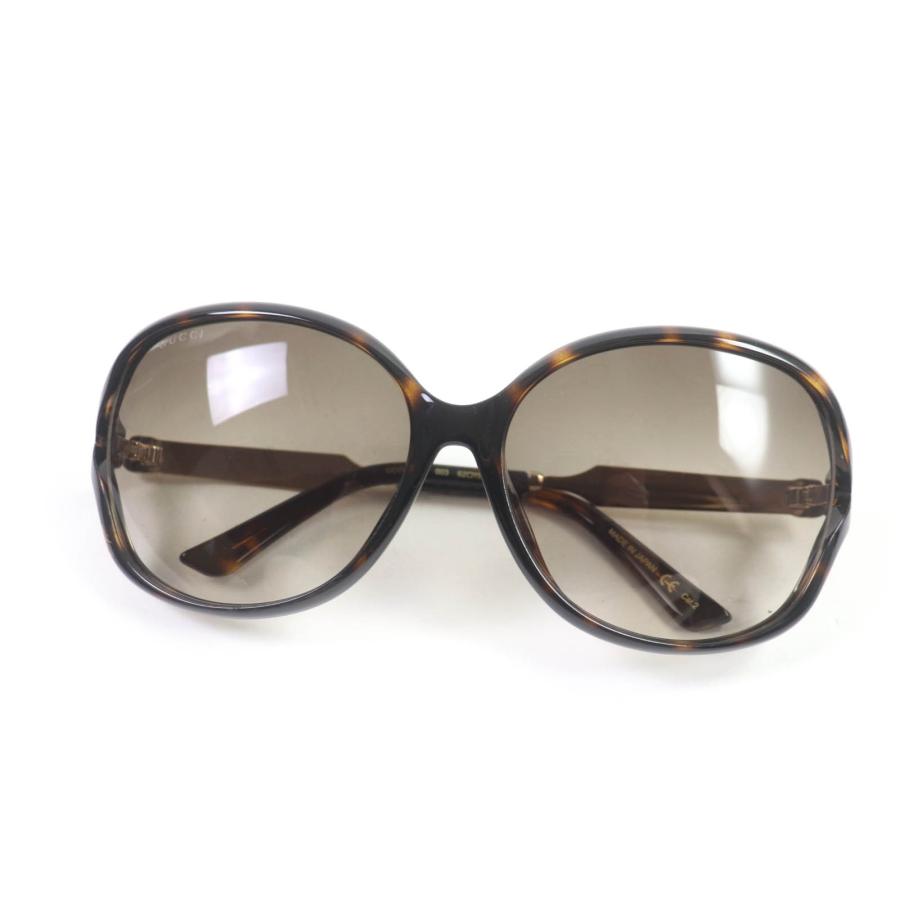 GUCCI 良品☆GUCCI グッチ GG0076SK インターロッキングG べっ甲柄 