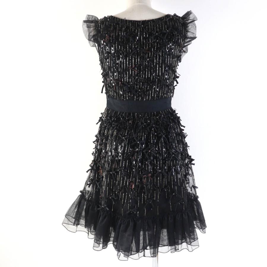 極美品☆RED VALENTINO レッドヴァレンティノ シルク ビーズ装飾 