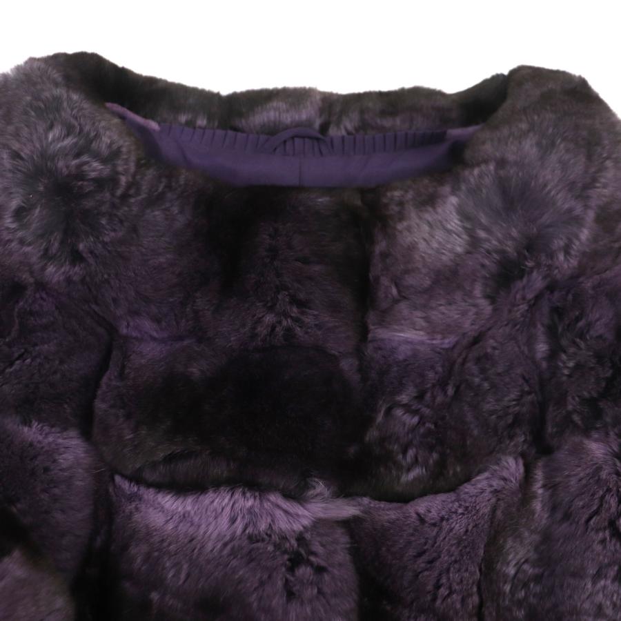 未使用品▽White Bear ホワイトベアー チンチラ 裏シルク100% ノー