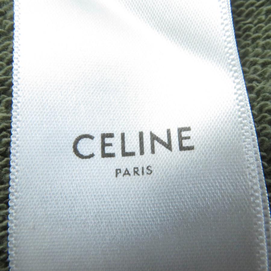 CELINE 極美品☆セリーヌ 2Y19A670Q コットン100％ ロゴ入り オーバー 