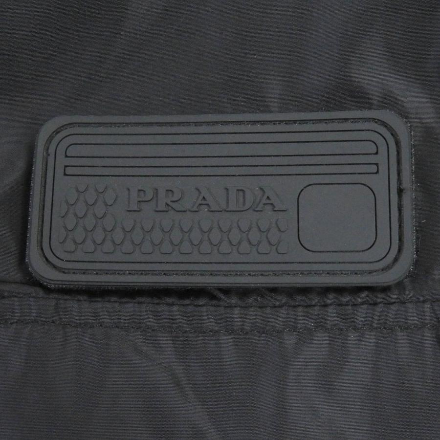 PRADA 極美品□PRADA プラダ UMC134 ウール ナイロン切替 ジップ PRADA 極美品□PRADA プラダ UMC134 ウール ナイロン切替 ジップ