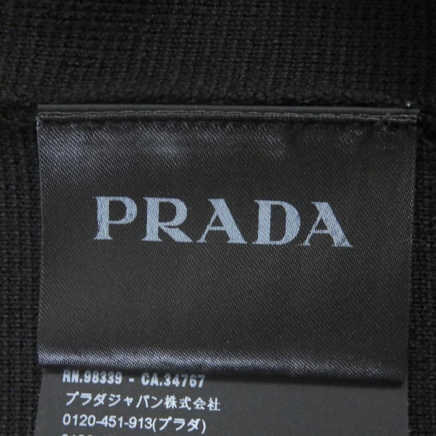 PRADA 極美品□PRADA プラダ UMC134 ウール ナイロン切替 ジップ PRADA 極美品□PRADA プラダ UMC134 ウール ナイロン切替 ジップ