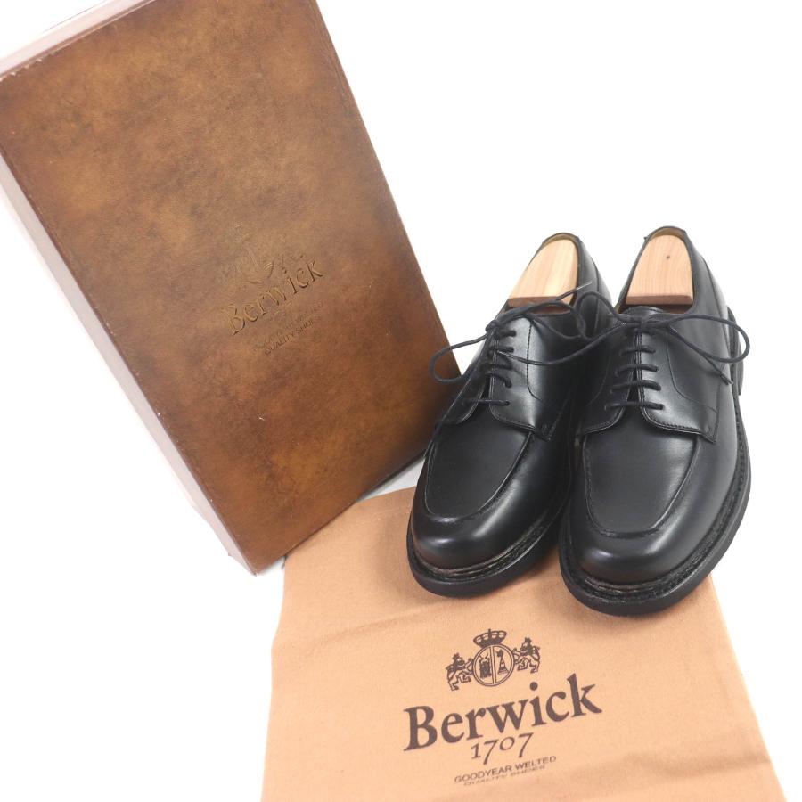 極美品□Berwick 1707 バーウィック 4477BCVI ボックスカーフ Uチップ 
