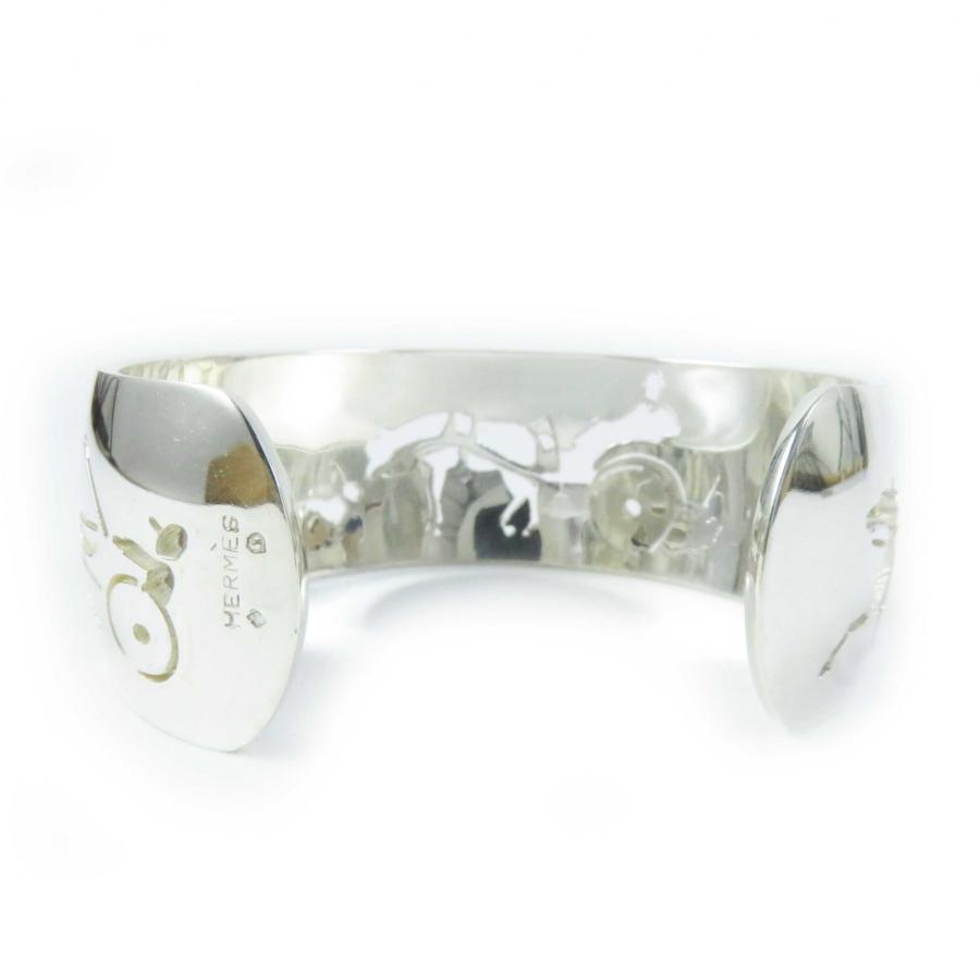 Hermès ヴィンテージ 馬車 犬 カレーシュ バングル 楽天市場】HERMES エルメス カフ バングル ブレスレット 馬車 犬