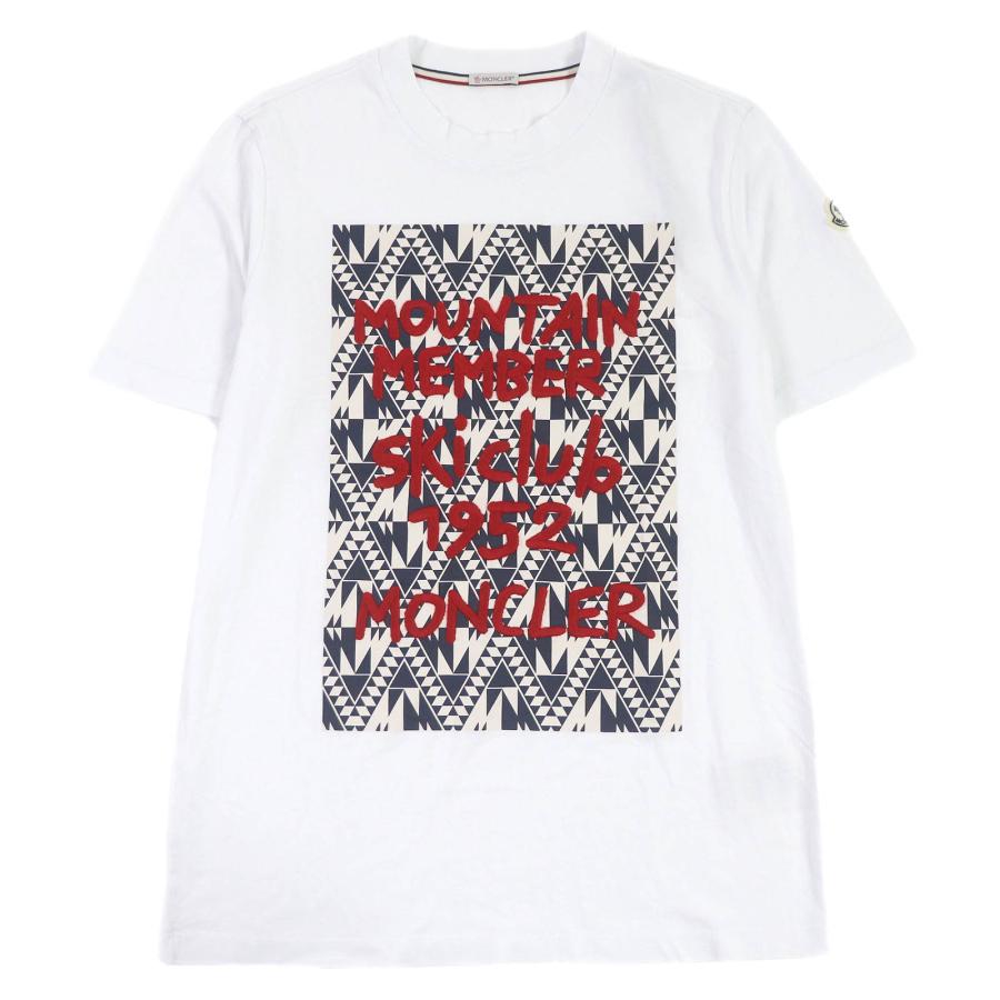 未使用品□MONCLER モンクレール 22SS SS T-SHIRT ロゴワッペン エン 